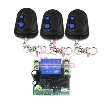 High Quality Newest 433MHZ 315 MHz DC12V 1CH RF Wireless Remote Control Switch 3 Controllers & 1 Rceiver Modules
High Quality Newest 433MHZ 315 MHz DC12V 1CH RF Wireless Remote Control Switch 3 Controllers & 1 Rceiver Modules