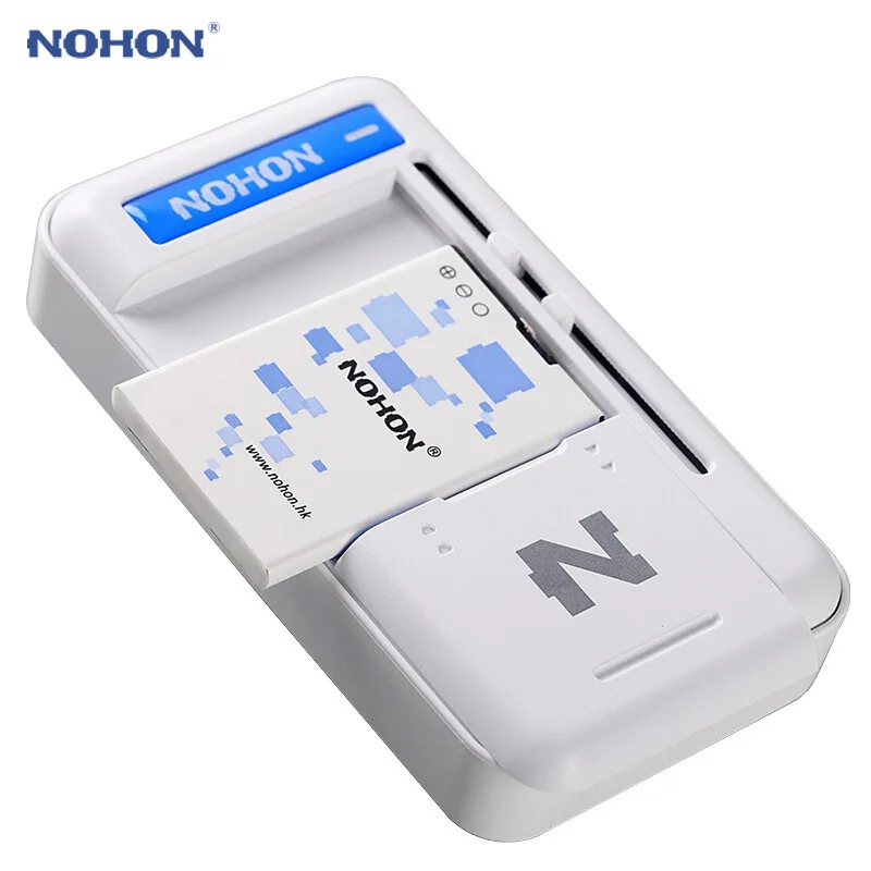 NOHON Universal Charger For Phone Battery USB Port Charging Rechargeable Battery LCD Indicator Desktop Chargers Width 32-69mm
NOHON Universal Charger For Phone Battery USB Port Charging Rechargeable Battery LCD Indicator Desktop Chargers Width 32-69mm