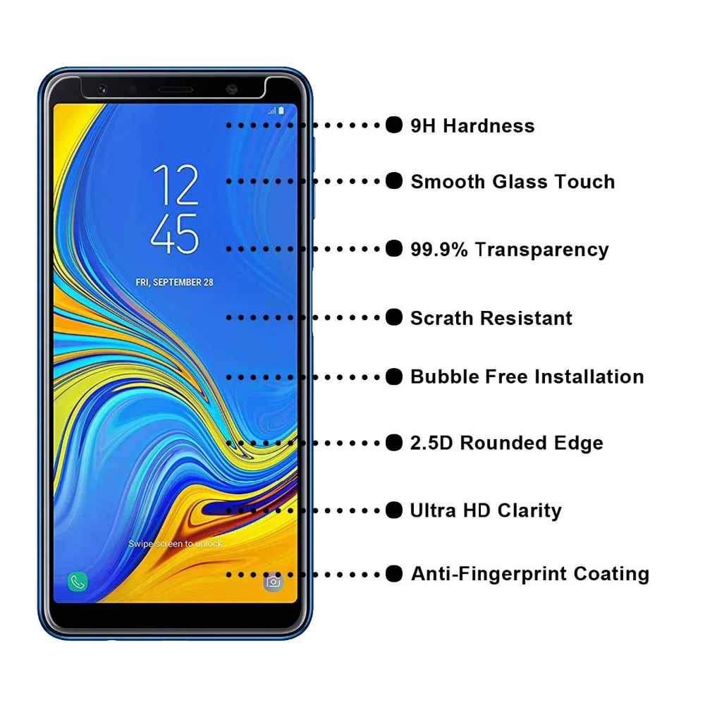 for Samsung Galaxy A7 2018 9H HD Tempered Glasses Glass Hard Tempered Glass Screen Protector Ultra Clear Scratch Resistant
for Samsung Galaxy A7 2018 9H HD Tempered Glasses Glass Hard Tempered Glass Screen Protector Ultra Clear Scratch Resistant