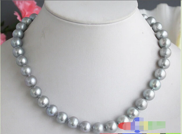 real AA++ 17" 12mm ROUND GRAY FRESHWATER PEARL NECKLACE ^^^@^Noble style Natural Fine jewe FREE SHIPPING
real AA++ 17" 12mm ROUND GRAY FRESHWATER PEARL NECKLACE ^^^@^Noble style Natural Fine jewe FREE SHIPPING
