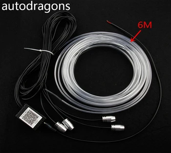autodragons 2018 New 6M Car interior RGB El wire Bluetooth Phone control cold Neon Glow EL light for Drop Ship Decoration
autodragons 2018 New 6M Car interior RGB El wire Bluetooth Phone control cold Neon Glow EL light for Drop Ship Decoration