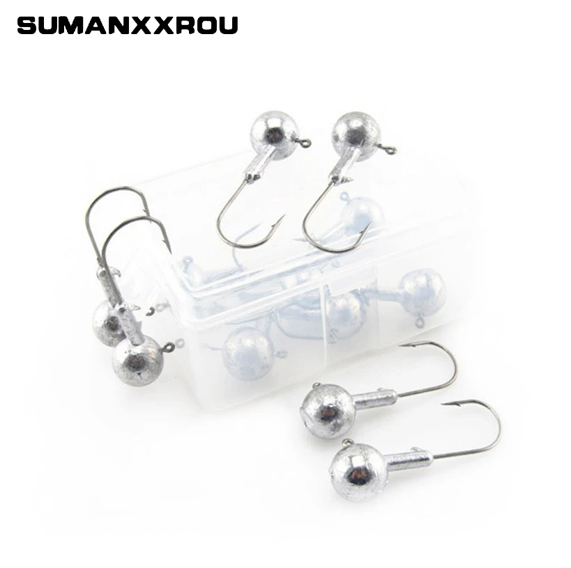 50pcs/box Fishing Hooks Set 1g-20g Lead Metal Jig Head Fishhooks with Lure Hard Box For Soft Lure Hook Tackle Accessories YG24
50pcs/box Fishing Hooks Set 1g-20g Lead Metal Jig Head Fishhooks with Lure Hard Box For Soft Lure Hook Tackle Accessories YG24