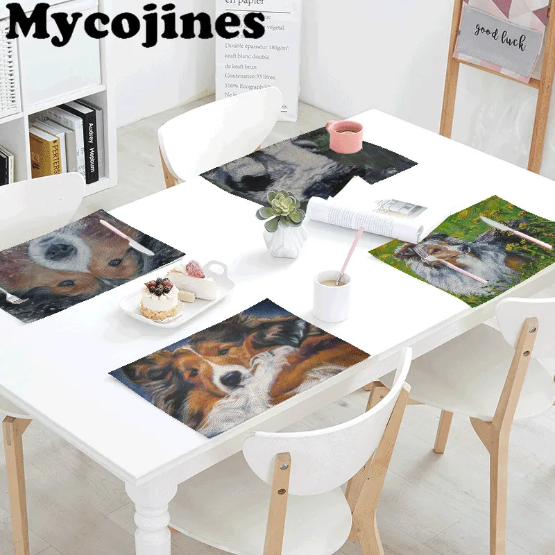 Wholesale Tablecloth 42x32cm Cute Dog Bull Terrier Cup Tea Coffee Pad Restaurant Kitchen Decor Western Table Runner Table Flag
Wholesale Tablecloth 42x32cm Cute Dog Bull Terrier Cup Tea Coffee Pad Restaurant Kitchen Decor Western Table Runner Table Flag
