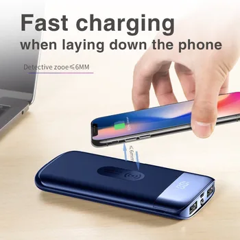 LED QI Wireless Power Bank External Battery PoverBank 2 USB LCD Powerbank Portable Mobile phone Charger for SAMSUNG S7 XIAO MI
LED QI Wireless Power Bank External Battery PoverBank 2 USB LCD Powerbank Portable Mobile phone Charger for SAMSUNG S7 XIAO MI