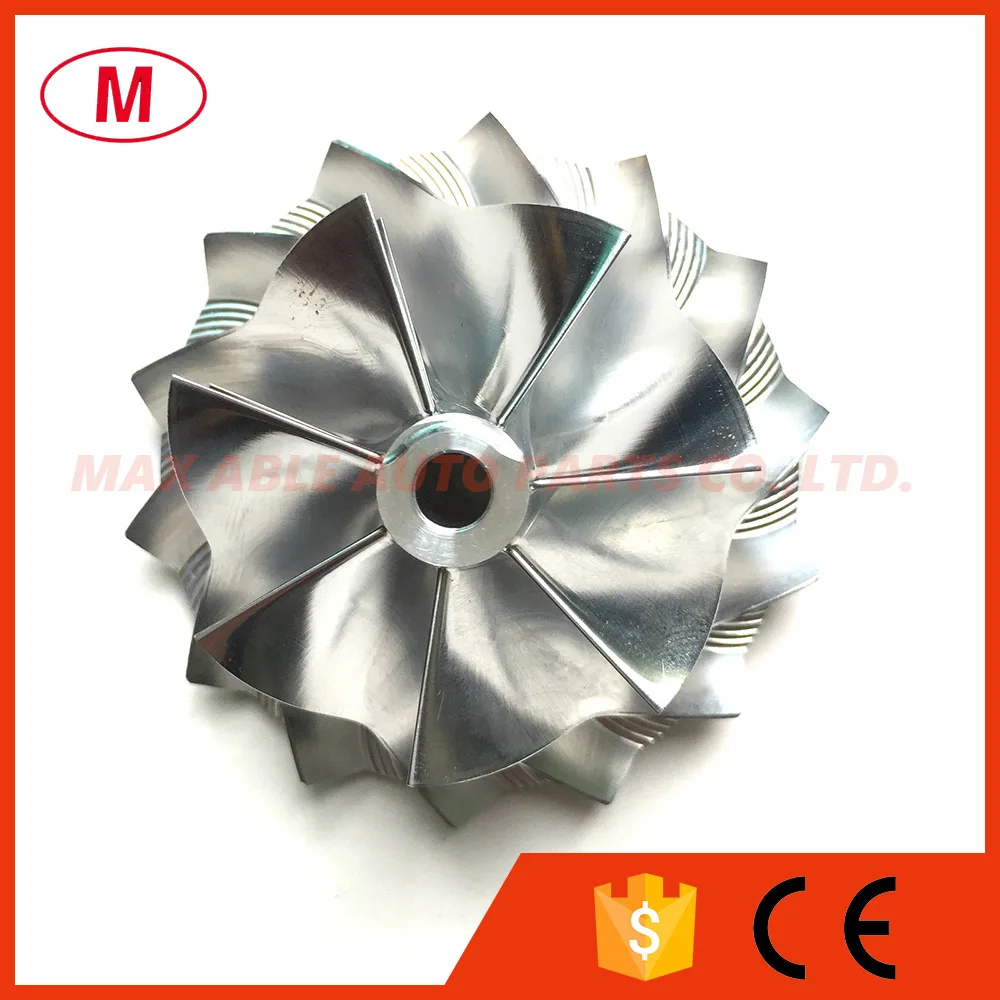 GT28 49.70/67.40mm 7+7 blades High Performance Racing Turbo Billet Compressor wheel/Aluminum 2618/ Milling compressor wheel
GT28 49.70/67.40mm 7+7 blades High Performance Racing Turbo Billet Compressor wheel/Aluminum 2618/ Milling compressor wheel