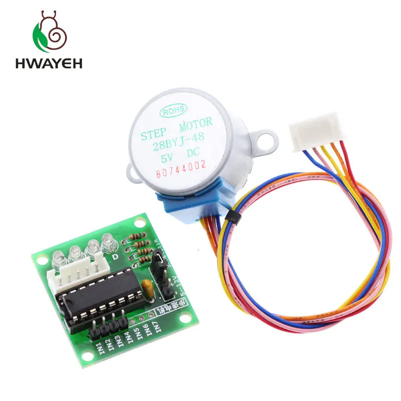 1set 5V 4-Phase Stepper Step Motor + Driver Board ULN2003 with drive Test Module Machinery Board for Arduino 28YBJ-48
1set 5V 4-Phase Stepper Step Motor + Driver Board ULN2003 with drive Test Module Machinery Board for Arduino 28YBJ-48