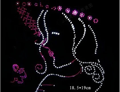 2pc/lot Smiling girl hot fix rhinestone iron on rhinestone motifs applique patches bag shirt
2pc/lot Smiling girl hot fix rhinestone iron on rhinestone motifs applique patches bag shirt