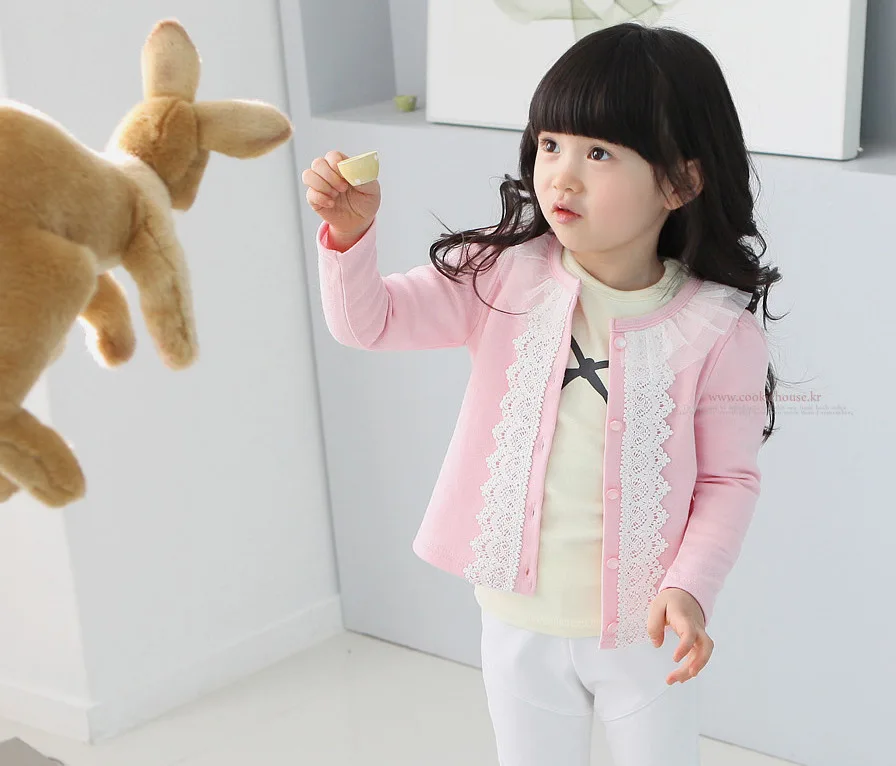 2018 Brand Autumn Spring Girls Cotton Outerwear Girl's Casual Sweet Lace O-Neck Kids Jacket Pink And Navy Blue School Coat Hot
2018 Brand Autumn Spring Girls Cotton Outerwear Girl's Casual Sweet Lace O-Neck Kids Jacket Pink And Navy Blue School Coat Hot