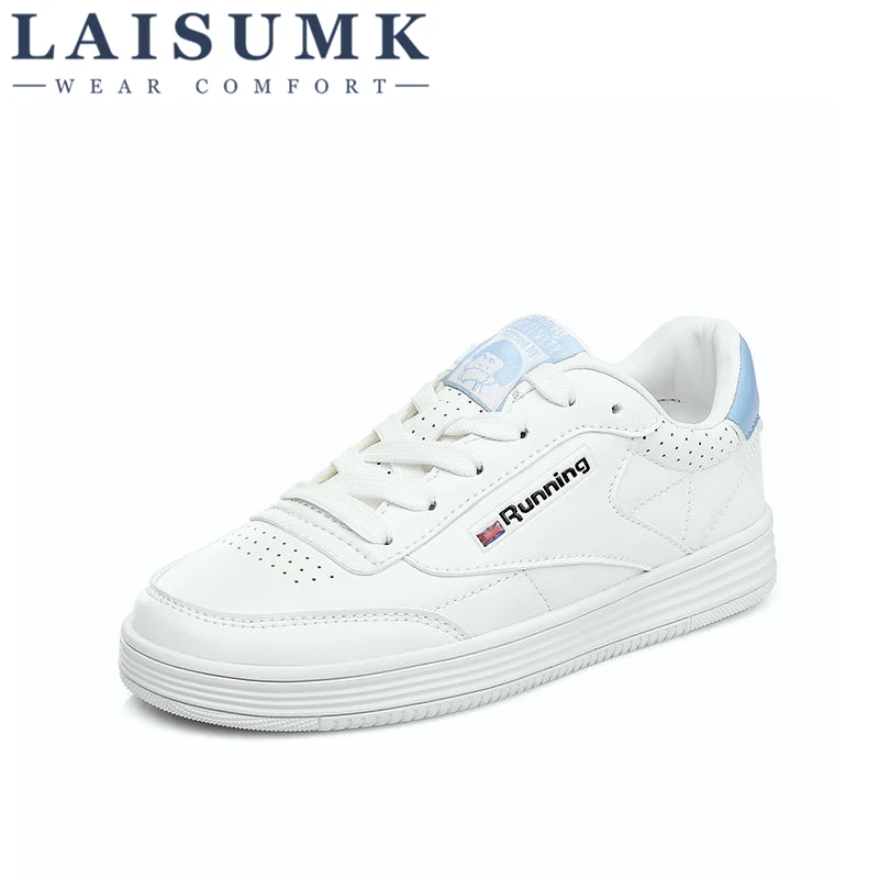 2019 LAISUMK Leather Women's White Platform Sneakers Spring Autumn Fashion Women Lace-up Flats Shoes Casual Woman Footwear
2019 LAISUMK Leather Women's White Platform Sneakers Spring Autumn Fashion Women Lace-up Flats Shoes Casual Woman Footwear