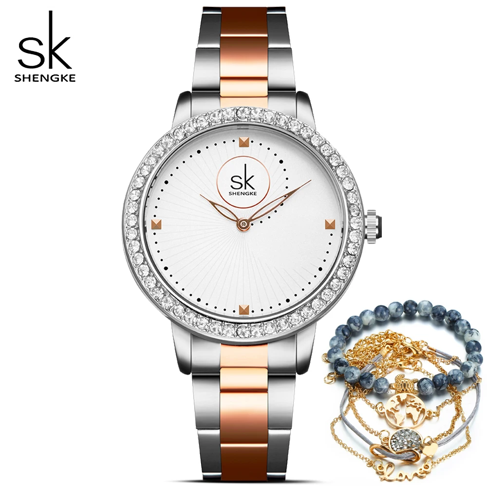 Shengke Women's Watches Luxury Brand Fashion Casual Ladies Quartz Diamond Geneva Lady Bracelet Wrist Watches For Women Clock Hou
Shengke Women's Watches Luxury Brand Fashion Casual Ladies Quartz Diamond Geneva Lady Bracelet Wrist Watches For Women Clock Hou