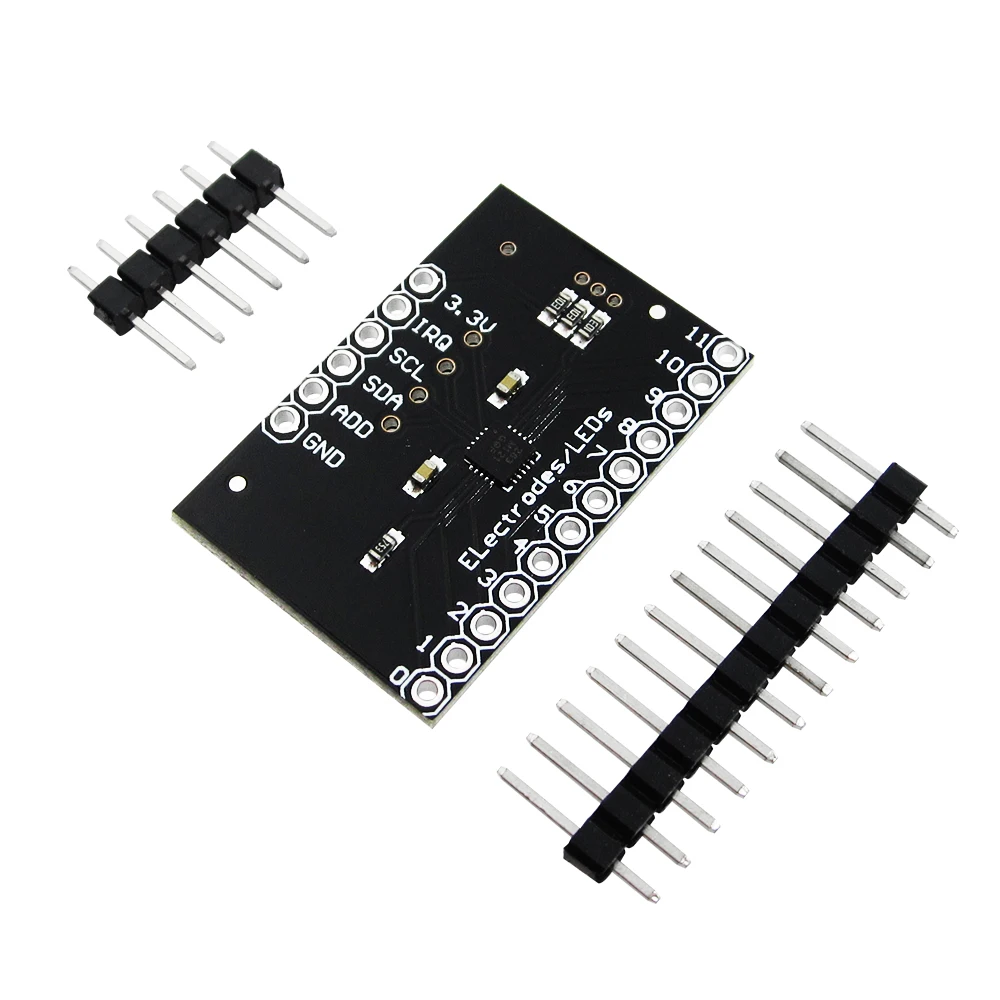 MPR121 Breakout v12 Proximity Capacitive Touch Sensor Controller Keyboard Development Board
MPR121 Breakout v12 Proximity Capacitive Touch Sensor Controller Keyboard Development Board