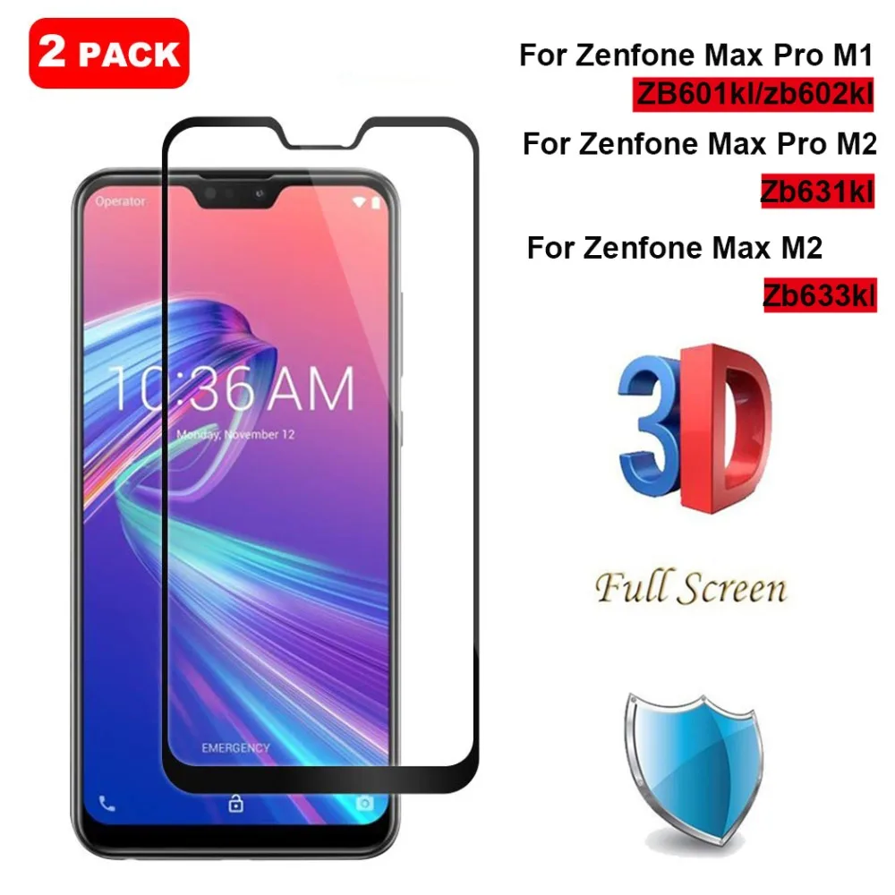3D FUll Cover Tempered Glass for Asus Zenfone Max Pro M2 ZB631KL Max M2 ZB633KL Screen Protector for Max Pro M1 ZB602kl ZB601KL
3D FUll Cover Tempered Glass for Asus Zenfone Max Pro M2 ZB631KL Max M2 ZB633KL Screen Protector for Max Pro M1 ZB602kl ZB601KL