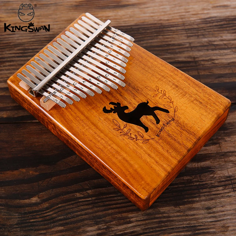 KINGSWAN Kalimba 17 Key Thumb Finger Piano Marimba Sanza Mbira Solid Wood Portable Percussion Keyboard Musical Instrument midi
KINGSWAN Kalimba 17 Key Thumb Finger Piano Marimba Sanza Mbira Solid Wood Portable Percussion Keyboard Musical Instrument midi