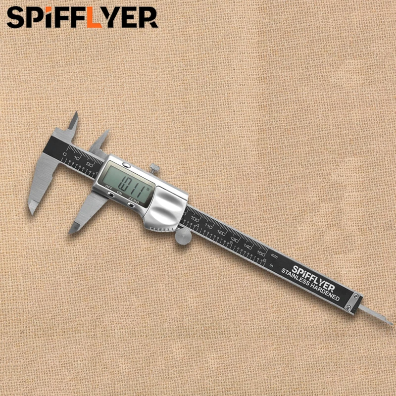 6" 150mm Stainless Steel Digital Calipers Electronic Vernier Calipers Gauge for Measuring Instruments and DIY Tools Hand Tools
6" 150mm Stainless Steel Digital Calipers Electronic Vernier Calipers Gauge for Measuring Instruments and DIY Tools Hand Tools