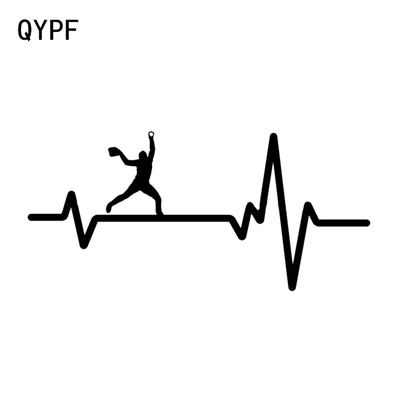 QYPF 15.9*7.5CM Heart Beat Line BASEBALL FAST Pitch Softball Car Stickers Vinyl Graphic Silhouette C16-0599
QYPF 15.9*7.5CM Heart Beat Line BASEBALL FAST Pitch Softball Car Stickers Vinyl Graphic Silhouette C16-0599
