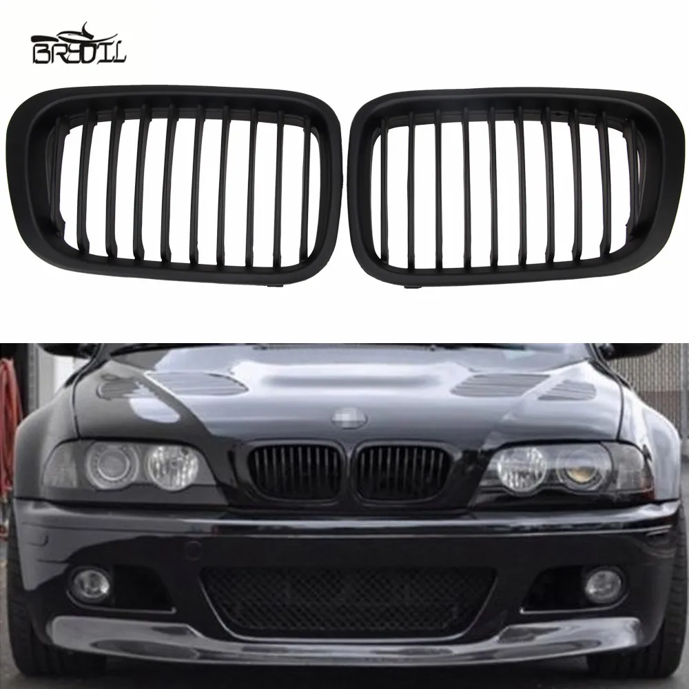 1 Pair ABS Front Replacement Matte Black Kidney Grille Grill For E46 3 Series Sedan 4 Droor Sedan 1998-2001
1 Pair ABS Front Replacement Matte Black Kidney Grille Grill For E46 3 Series Sedan 4 Droor Sedan 1998-2001