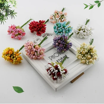 10 pcs berry stamens fake flower cheap artificial flowers for home brides wedding car Gift box decoration Foam Silk DIY wreath
10 pcs berry stamens fake flower cheap artificial flowers for home brides wedding car Gift box decoration Foam Silk DIY wreath