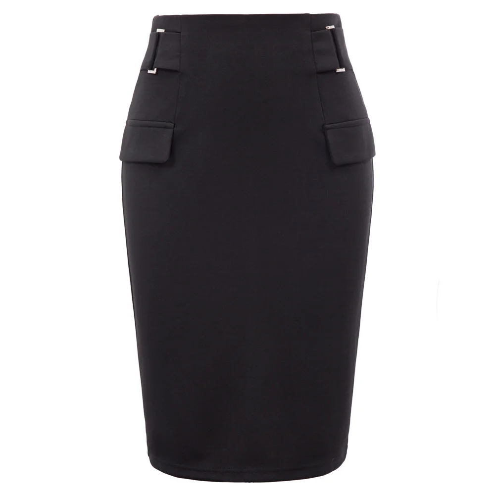 black OL skirts Womens Pocket Flaps vintage elegant Pencil Skirt Back Split Hips-Wrapped Bodycon party business skirts lady work
black OL skirts Womens Pocket Flaps vintage elegant Pencil Skirt Back Split Hips-Wrapped Bodycon party business skirts lady work