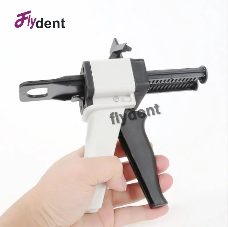 Dental plastic mixing gun Universal Fitting 1:1 Dental Impression Mixing Silicone Rubber Tray Dispenser Gun Dispensing Caulking
Dental plastic mixing gun Universal Fitting 1:1 Dental Impression Mixing Silicone Rubber Tray Dispenser Gun Dispensing Caulking