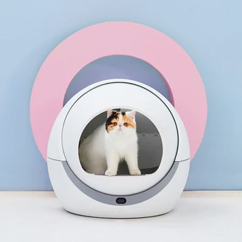 Indoor Automatic Cats Sandbox Kitten Robot Litter Box Closed Tray Toilet Rotary Training Detachable Bedpan Pets Accessories
Indoor Automatic Cats Sandbox Kitten Robot Litter Box Closed Tray Toilet Rotary Training Detachable Bedpan Pets Accessories