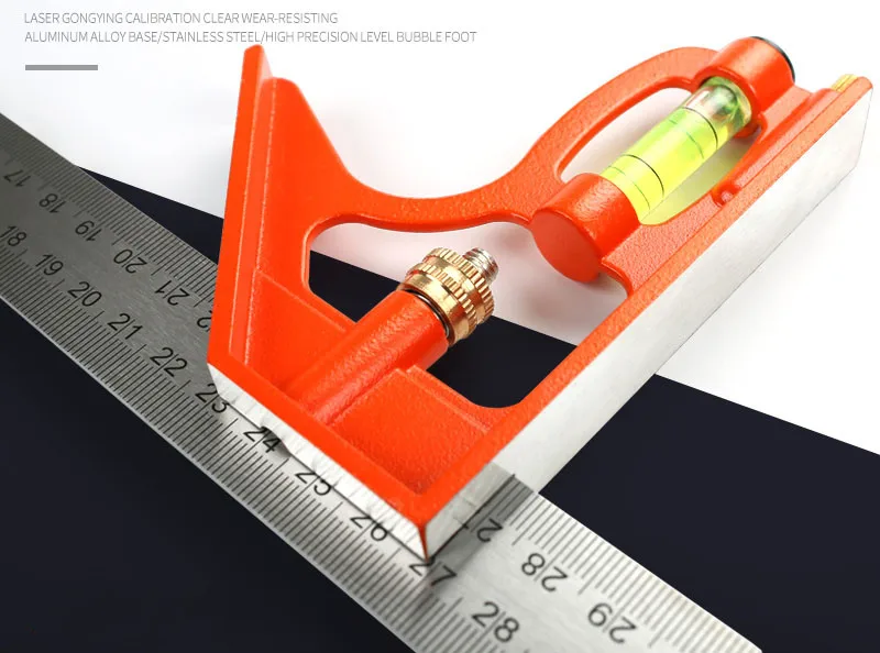 Movable Ruler 90 Degree Stainless Steel Multifunctional Horizontal Right Angle Ruler Woodworking Universal 45 High Precisi
Movable Ruler 90 Degree Stainless Steel Multifunctional Horizontal Right Angle Ruler Woodworking Universal 45 High Precisi