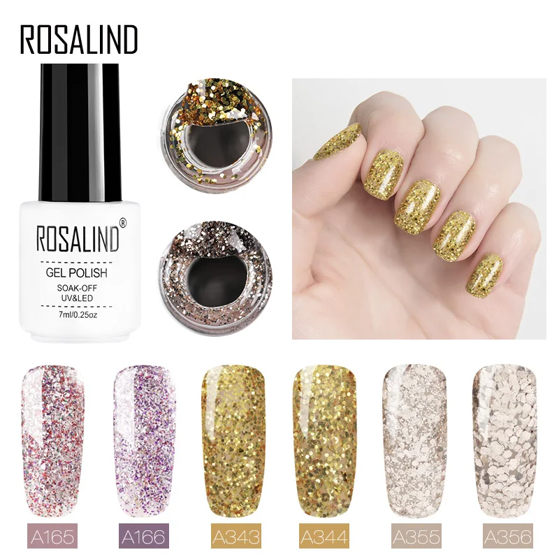 ROSALIND Gel Nail Polish UV Colors Semi Permanent Varnish 7ml Holographic Nail Art Manicure Polish Soak off Hybrid Gel
ROSALIND Gel Nail Polish UV Colors Semi Permanent Varnish 7ml Holographic Nail Art Manicure Polish Soak off Hybrid Gel