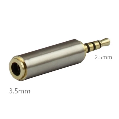 New 2.5mm Male plug to 3.5mm Female Audio Stereo Headphone Jack Adapter Converter 2.5mm to 3.5mm 4 pole
New 2.5mm Male plug to 3.5mm Female Audio Stereo Headphone Jack Adapter Converter 2.5mm to 3.5mm 4 pole