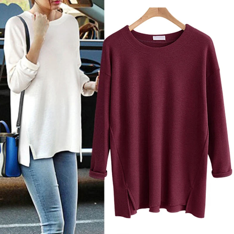 Women Summer Casual T Shirt O Neck Short Sleeve Elastic Basic Long T-shirt Split Loose Streetwear T-shirts Tee Tops Oversize
Women Summer Casual T Shirt O Neck Short Sleeve Elastic Basic Long T-shirt Split Loose Streetwear T-shirts Tee Tops Oversize
