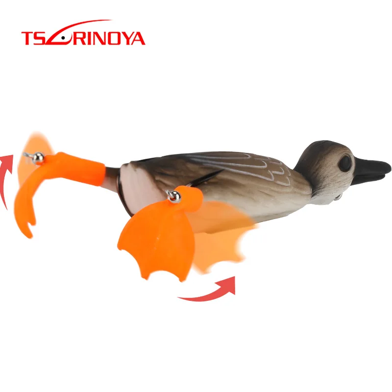 TSURINOYA NEW Top Water DUCK Frog Fishing Lure 18.5g 10cm 3D Eyes Simulation Floating Artificial Baits Bass Snakehead 1pcs
TSURINOYA NEW Top Water DUCK Frog Fishing Lure 18.5g 10cm 3D Eyes Simulation Floating Artificial Baits Bass Snakehead 1pcs