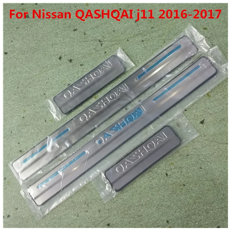 External door sill Stainless steel Scuff Plate Car accessorie For Nissan QASHQAI j11 2016-2017
External door sill Stainless steel Scuff Plate Car accessorie For Nissan QASHQAI j11 2016-2017
