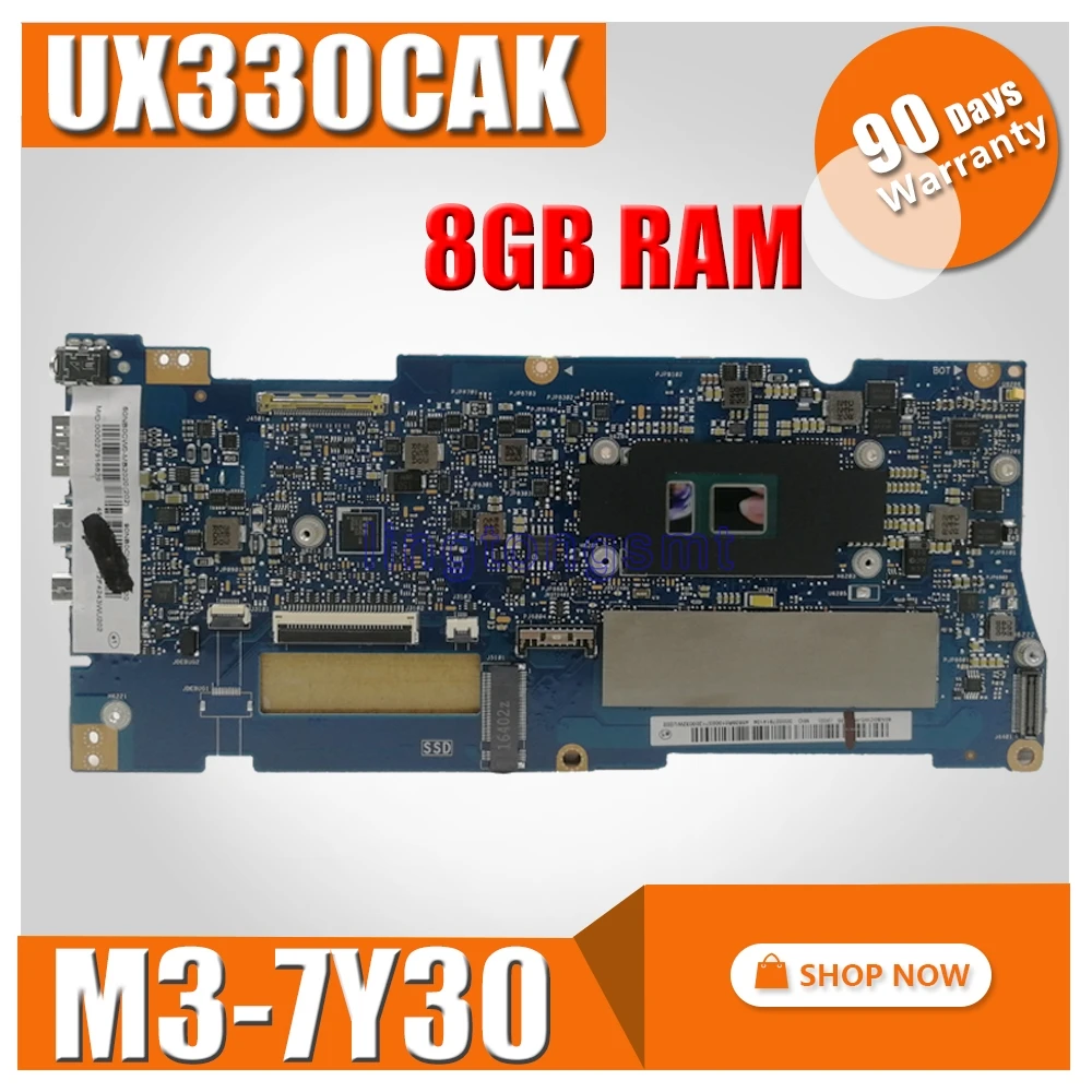 UX330CAK MB._8G/RAM M3-7Y30 For ASUS ZenBook UX330CAK UX330CA UX330C UX330 laptop motherboard test 100% work original mainboard
UX330CAK MB._8G/RAM M3-7Y30 For ASUS ZenBook UX330CAK UX330CA UX330C UX330 laptop motherboard test 100% work original mainboard