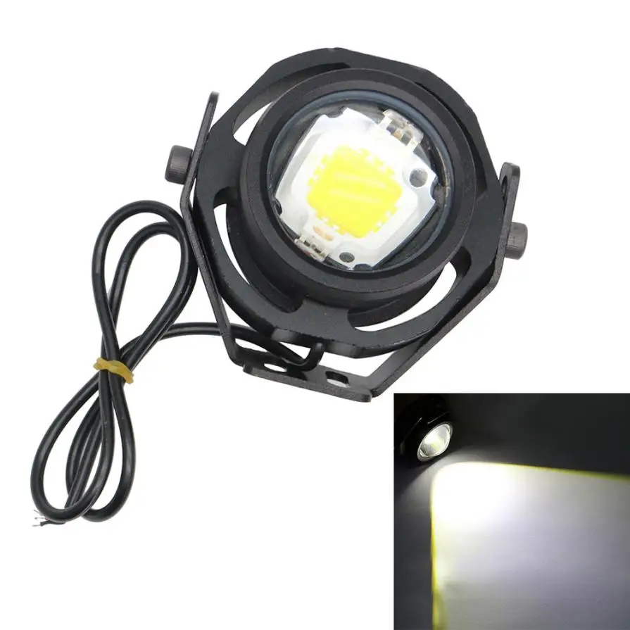 1 Pair 1000LM 10W Eagle Eye Light DRL Car LED Fog Lights Daytime Running Light Aug 11