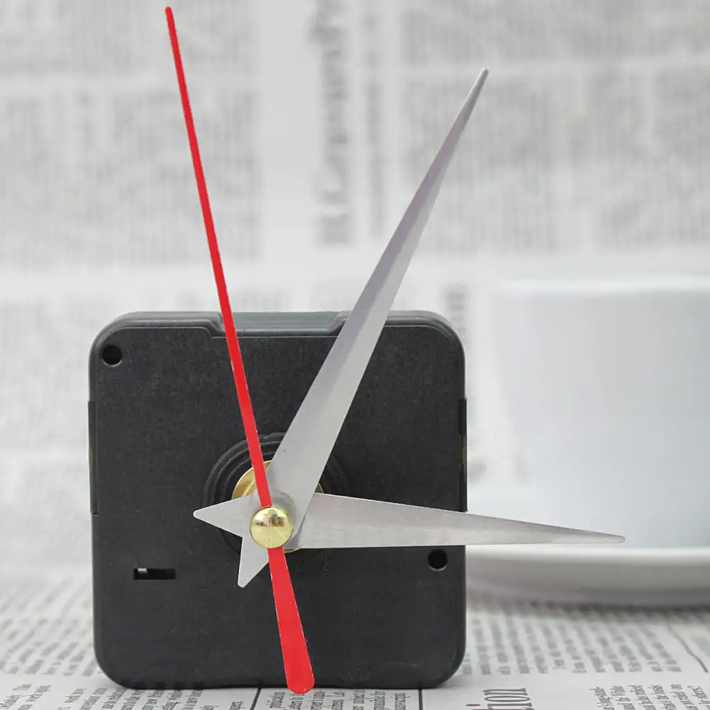 Stylish Quartz Wall Clock Movement Mechanism Parts Repair Tool Kit Silver Hour Minute Hands
Stylish Quartz Wall Clock Movement Mechanism Parts Repair Tool Kit Silver Hour Minute Hands