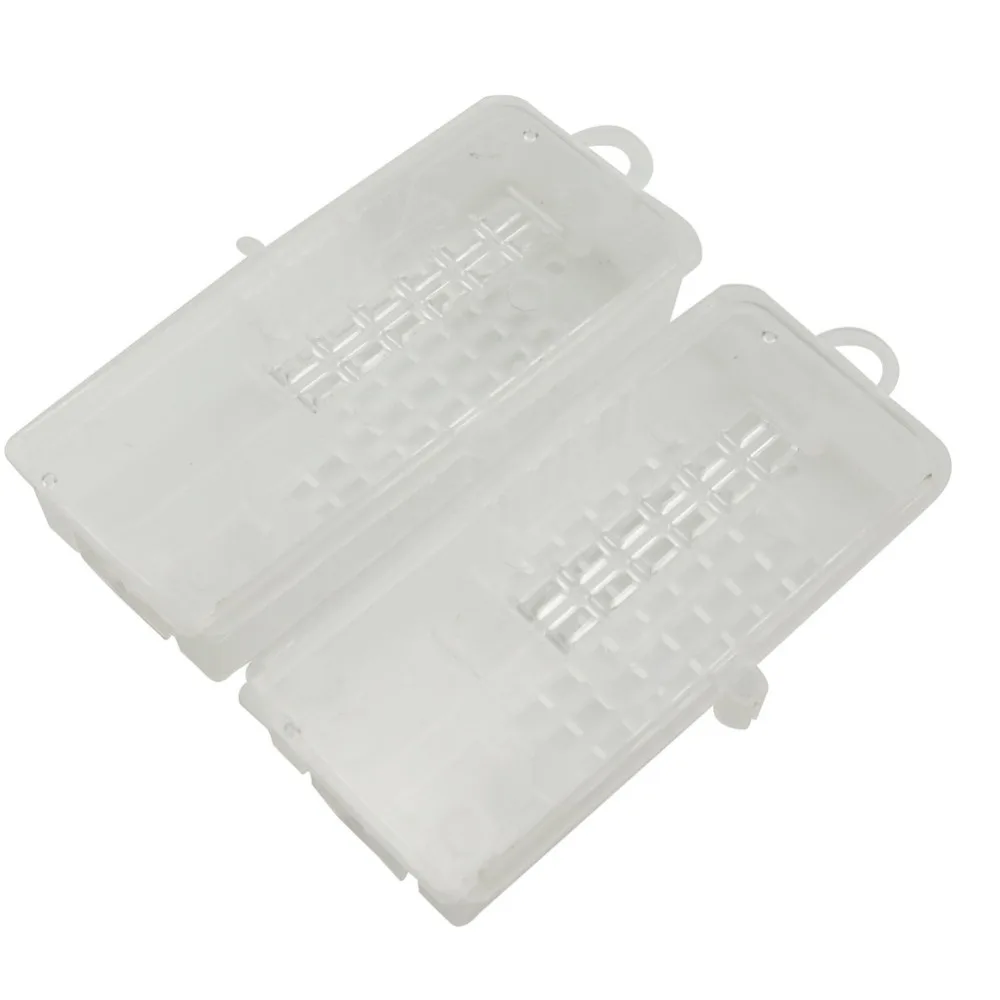 2 pcs Push-pull Bee Cage Plastic King Cage Queen Rearing Prisoner King Cage Escape Box Beekeeping Tools Strong And Durable