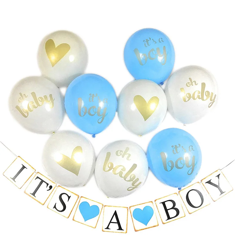 Фото Printed Heart Balloons 12 Inch Boys Girls Party Like Birthday Confetti Banner Baby Decoration | Дом и сад