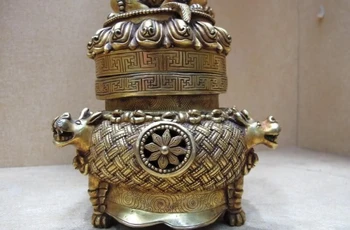 100% Copper Bronze Gild Fane Vajrabhairava Mahakala Buddha incense burner Censer 8.02
100% Copper Bronze Gild Fane Vajrabhairava Mahakala Buddha incense burner Censer 8.02