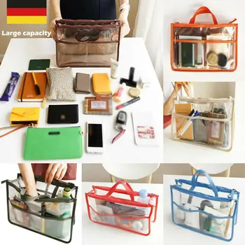 Multifunctional transparent cosmetic bag women's casual large capacity waterproof Tote makeup bag
Multifunctional transparent cosmetic bag women's casual large capacity waterproof Tote makeup bag