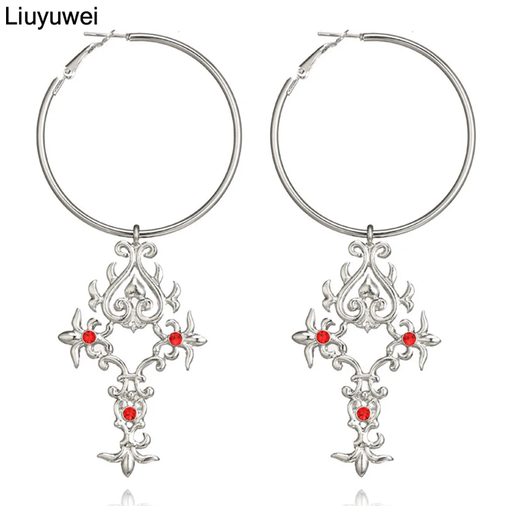 Liuyuwei Top Popular Circle Earrings Simple Earrings Big Circle Cross Pendant Hoop Earrings For Women Statement Jewelry YWYG5800
Liuyuwei Top Popular Circle Earrings Simple Earrings Big Circle Cross Pendant Hoop Earrings For Women Statement Jewelry YWYG5800
