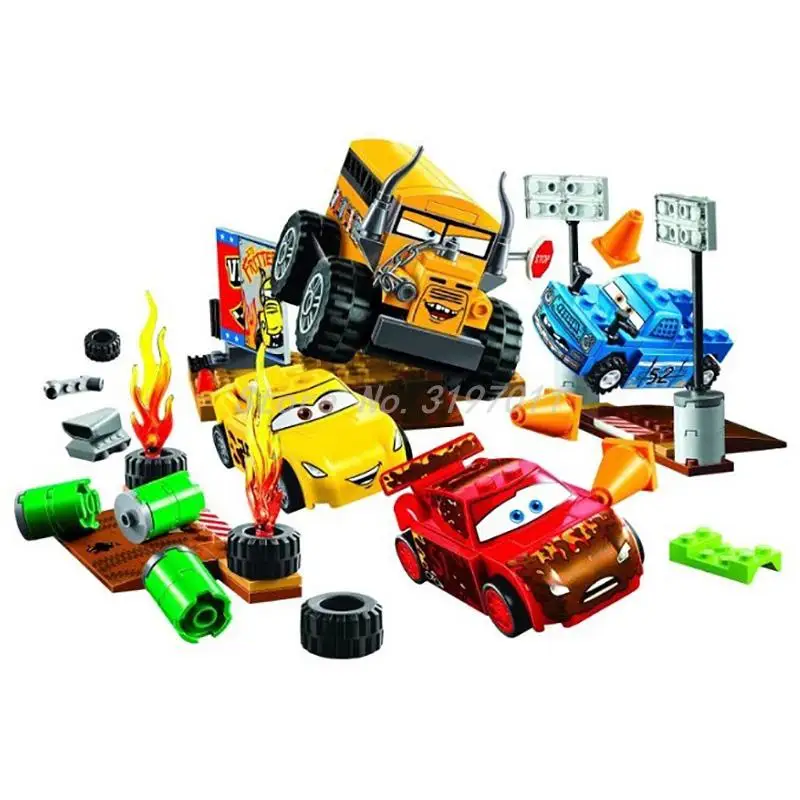 Cars Moives Juniors Thunder Hollow Crazy 8 Race 191pcs Bela 10687 Model Building Block Sets Brick Kid Toys Compatible with 10744
Cars Moives Juniors Thunder Hollow Crazy 8 Race 191pcs Bela 10687 Model Building Block Sets Brick Kid Toys Compatible with 10744