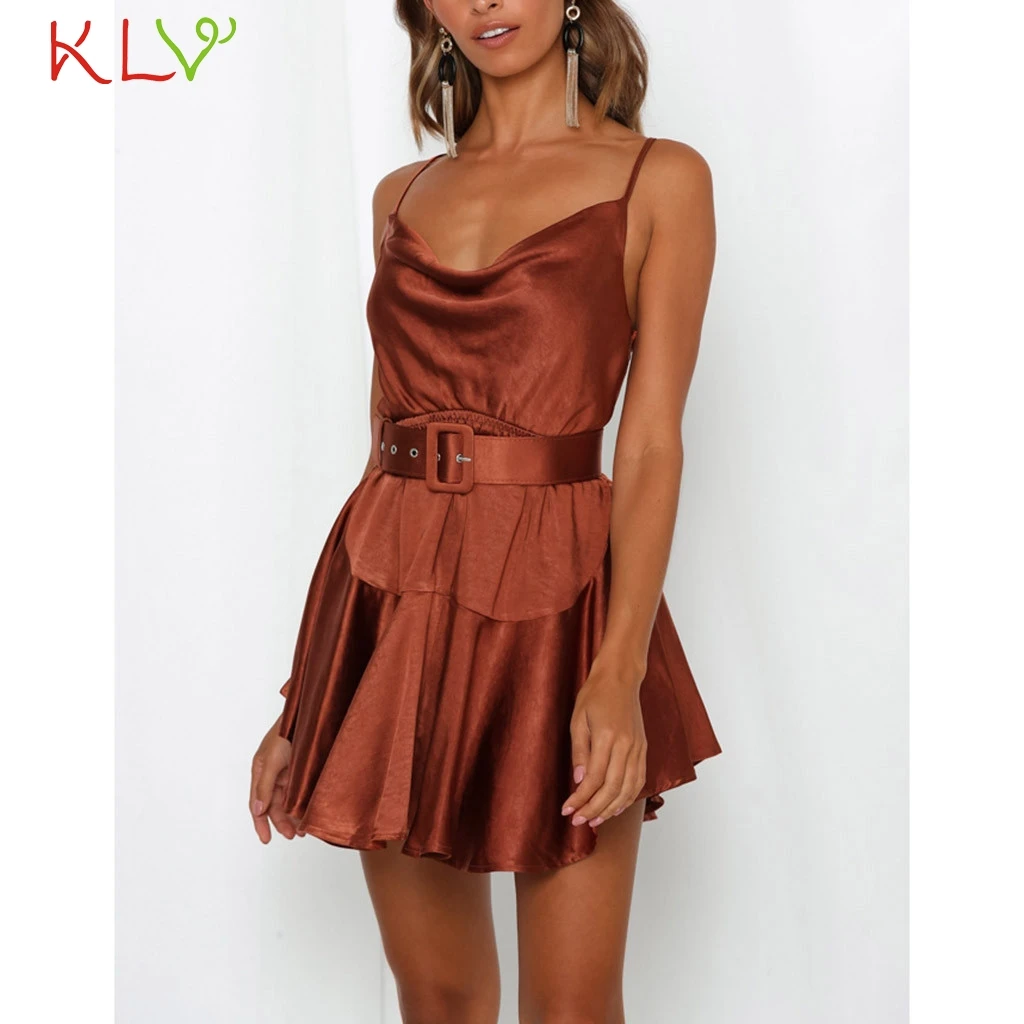 Dress Women Sexy Elegant Sashes Strap Casual Summer Dress Mini Evening Party Night Dress 2019 Plus Size Vestidos Robe Femme 19My
Dress Women Sexy Elegant Sashes Strap Casual Summer Dress Mini Evening Party Night Dress 2019 Plus Size Vestidos Robe Femme 19My