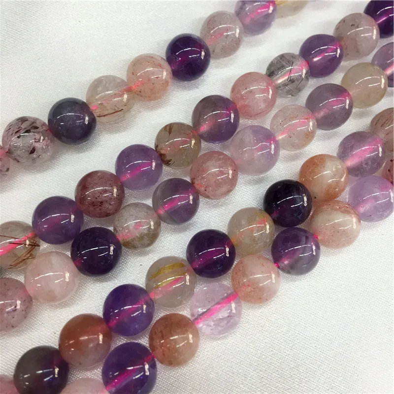 4-8MM 1Strand/Pack 100% MIX Pure Natural Gold / Black / Pink / Purple Quartzs Jewellery Beads
4-8MM 1Strand/Pack 100% MIX Pure Natural Gold / Black / Pink / Purple Quartzs Jewellery Beads