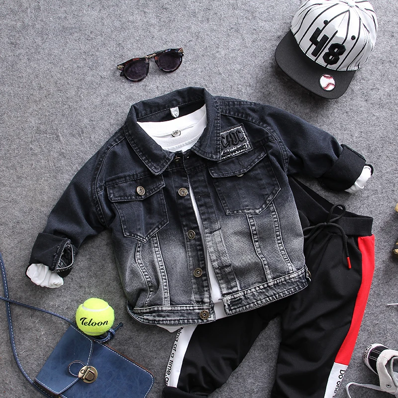 only denim jacket 1pc 2-8Y new 2018 spring boys letter patchwork denim jacket boys jacket spring boys clothing autumn
only denim jacket 1pc 2-8Y new 2018 spring boys letter patchwork denim jacket boys jacket spring boys clothing autumn