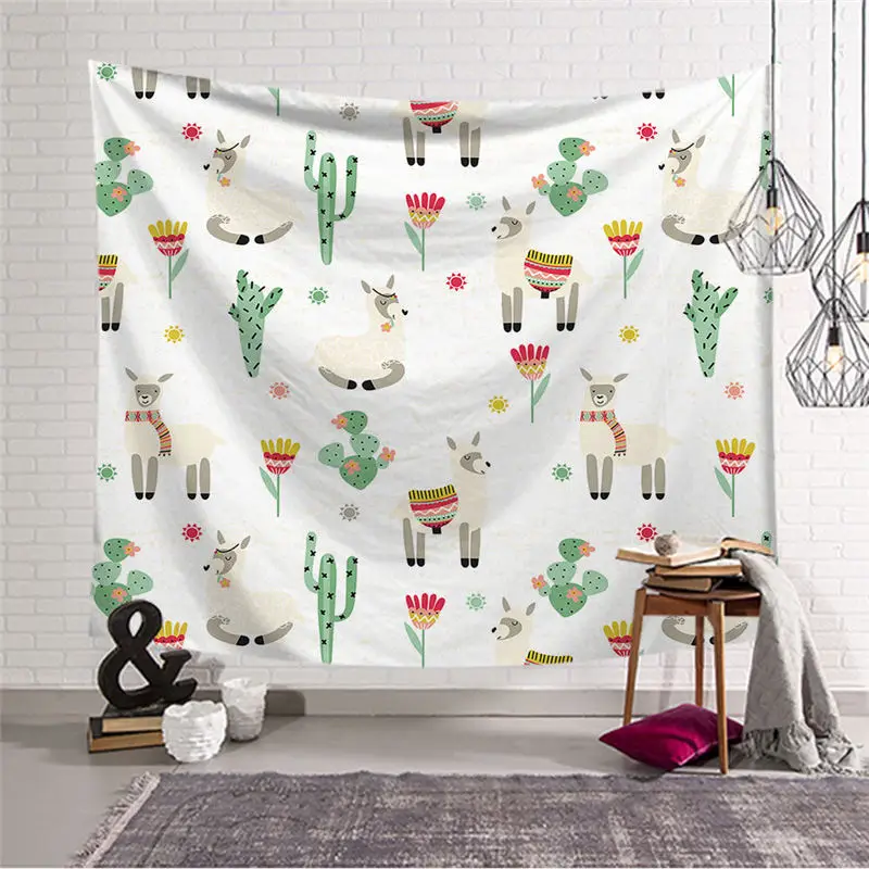 Cartoon Alpaca Print Large Tapestry Hippie Wall Hanging Indian Mandala Blanket Art Carpet Beach Towel Yoga Mat Home Decor
Cartoon Alpaca Print Large Tapestry Hippie Wall Hanging Indian Mandala Blanket Art Carpet Beach Towel Yoga Mat Home Decor