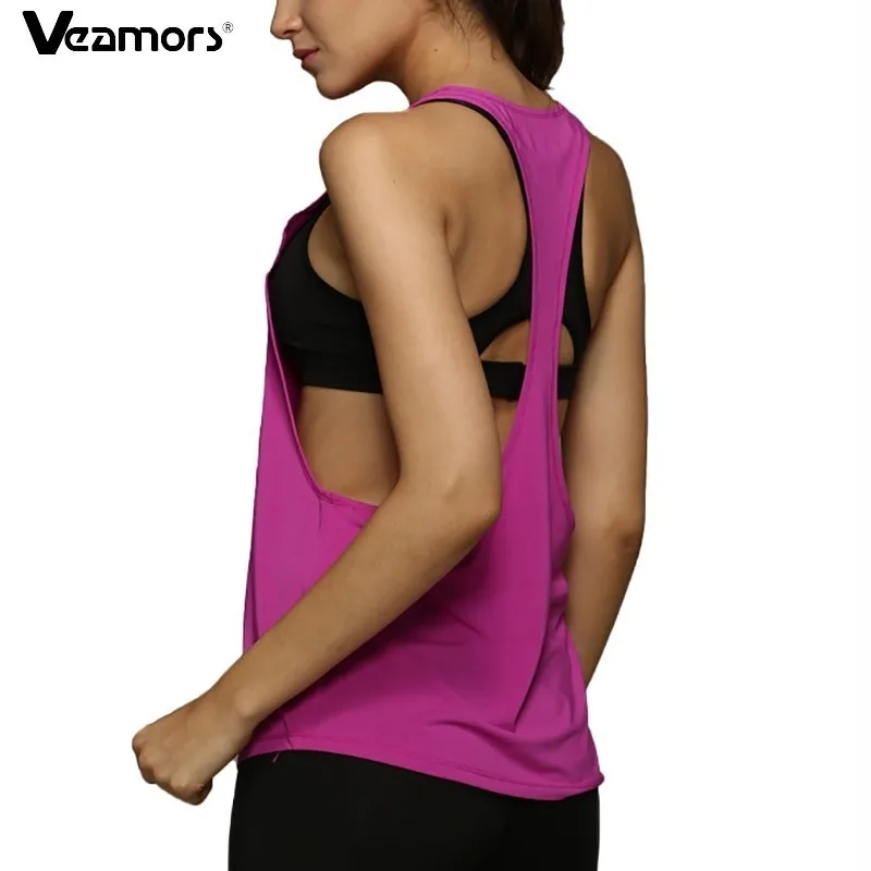 Racerback Fitness Yoga Vest Loose Sleeveless Sport T Shirt Women Backless Yoga Tank Top Quick Dry Athletic Running Shirts
Racerback Fitness Yoga Vest Loose Sleeveless Sport T Shirt Women Backless Yoga Tank Top Quick Dry Athletic Running Shirts