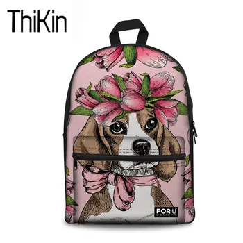 THIKIN Pink School Backpack For Teenage Girls Beagle Flower Women Travel Daypack Cute Backpacks for Children sac a dosWholesale
THIKIN Pink School Backpack For Teenage Girls Beagle Flower Women Travel Daypack Cute Backpacks for Children sac a dosWholesale