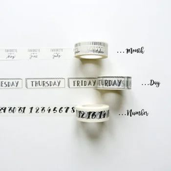 3Pcs/set Weekly Monthly Plan Masking Tape Cute Japanese Washi Tap DIY Decorative Adhesive Tape Scrapbooking Diary Stickers
3Pcs/set Weekly Monthly Plan Masking Tape Cute Japanese Washi Tap DIY Decorative Adhesive Tape Scrapbooking Diary Stickers