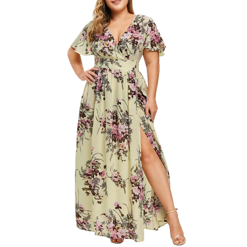 2019 MAXIORILL New Bohemian платье Women Plus Size V Neck Floral Print Short Sleeve Boho Dress Party Maxi Dress Wholesale T44
2019 MAXIORILL New Bohemian платье Women Plus Size V Neck Floral Print Short Sleeve Boho Dress Party Maxi Dress Wholesale T44
