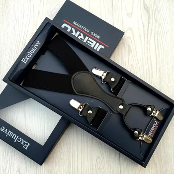 high quality Fashion leather alloy 4 clips male vintage casual suspenders commercial western-style trousers man's braces strap
high quality Fashion leather alloy 4 clips male vintage casual suspenders commercial western-style trousers man's braces strap
