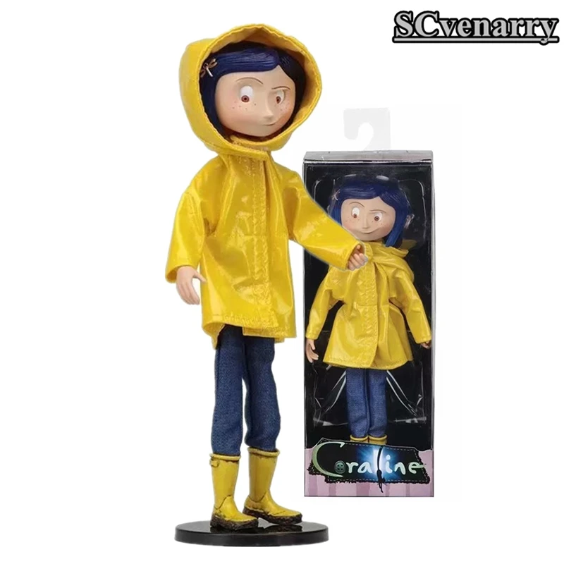 Coraline & the Secret Door Coraline y la puerta secreta Raincoat Action figure toys doll Christmas gift 17cm
Coraline & the Secret Door Coraline y la puerta secreta Raincoat Action figure toys doll Christmas gift 17cm
