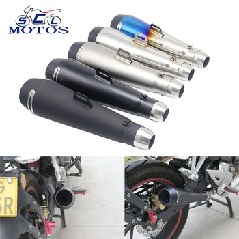 Sclmotos-Motorcycle Muffler Silencer M4 Exhaust Pipe Modified Exhaust Muffler GP Escape Moto for YZF R6 TMAX 530 CRF 230 NINJA
Sclmotos-Motorcycle Muffler Silencer M4 Exhaust Pipe Modified Exhaust Muffler GP Escape Moto for YZF R6 TMAX 530 CRF 230 NINJA
